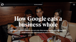 How Google eats a business whole
