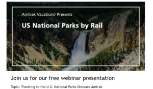 U.S. National Parks by rail