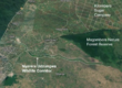 Map of a wildlife corridor in Tanzania
